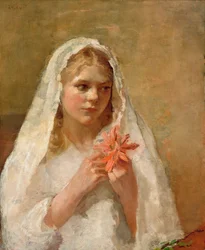 La Primera Comunión - la hija del artista